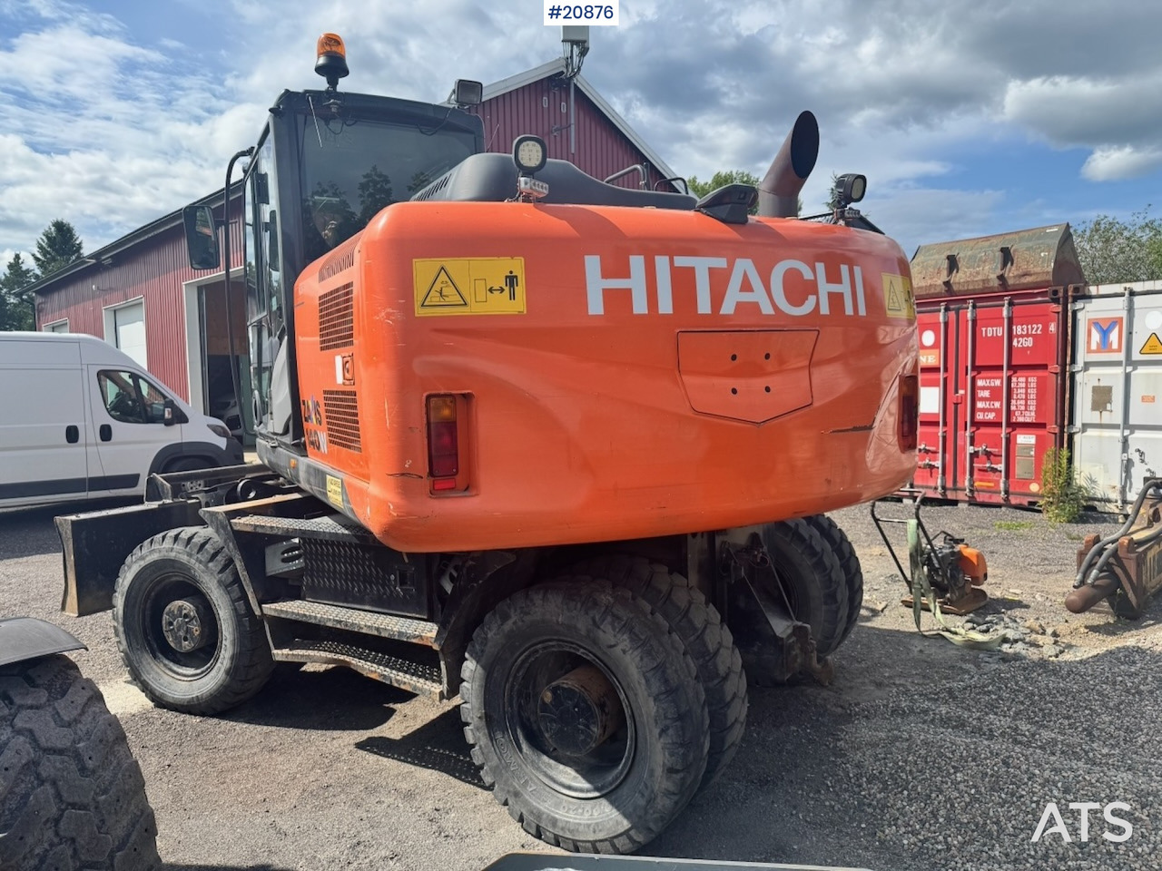 Hitachi ZX140W-5B - Riteņu ekskavators: foto 5 Hitachi ZX140W-5B - Riteņu ekskavators: foto 5