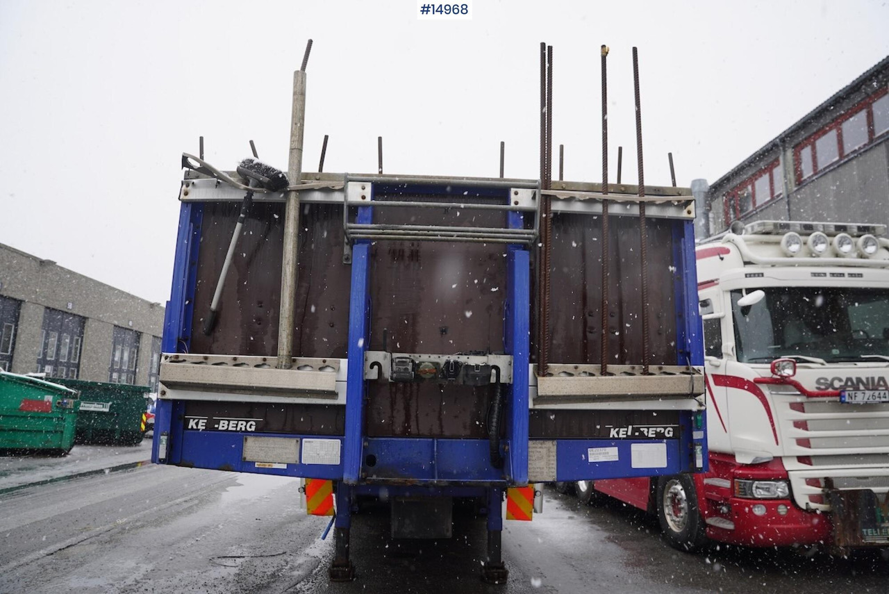 Bortu puspiekabe/ Platforma Kel-berg Rettsemi m/uttrekk: foto 8