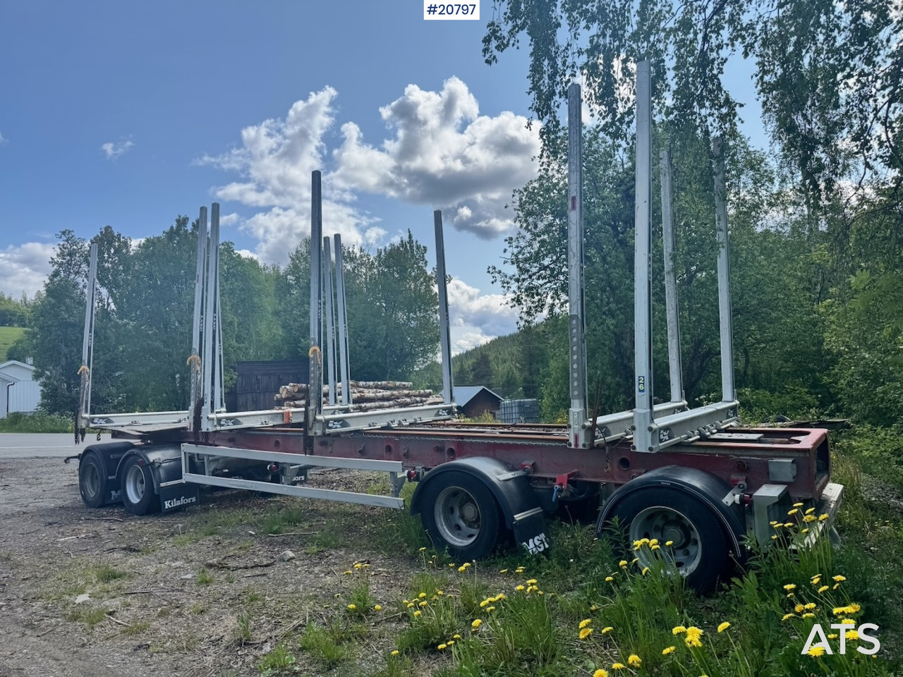 Kilafors Tømmerhenger - Kokvedēja piekabe: foto 3 Kilafors Tømmerhenger - Kokvedēja piekabe: foto 3