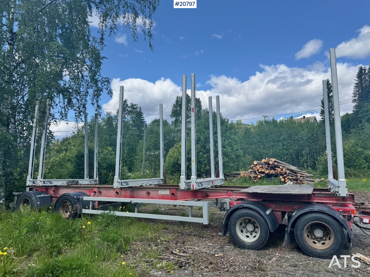 Kilafors Tømmerhenger - Kokvedēja piekabe: foto 5 Kilafors Tømmerhenger - Kokvedēja piekabe: foto 5