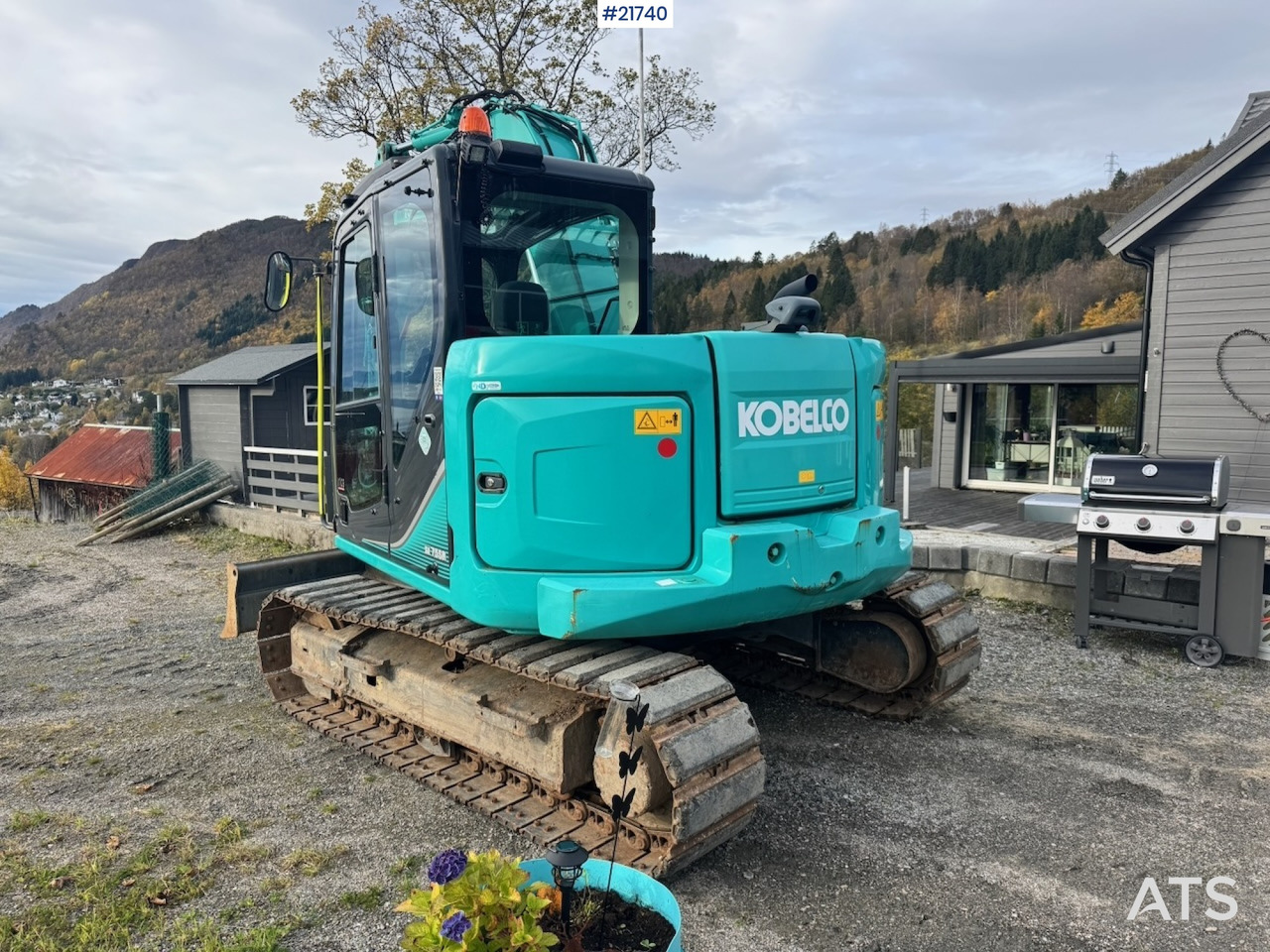 Kobelco 2018 Kobelco SK75SR-3E m/ Rototilt, 2 skuffer og Klype. 1850 timer! - Kāpurķēžu ekskavators: foto 5 Kobelco 2018 Kobelco SK75SR-3E m/ Rototilt, 2 skuffer og Klype. 1850 timer! - Kāpurķēžu ekskavators: foto 5
