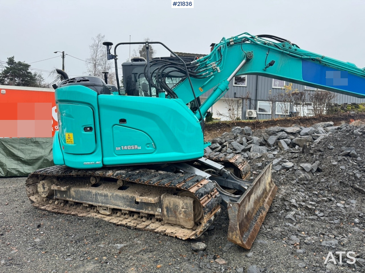 Kobelco SK140SRLC-7 Beltegraver m/ MYE utstyr. 2750 timer. - Kāpurķēžu ekskavators: foto 2 Kobelco SK140SRLC-7 Beltegraver m/ MYE utstyr. 2750 timer. - Kāpurķēžu ekskavators: foto 2