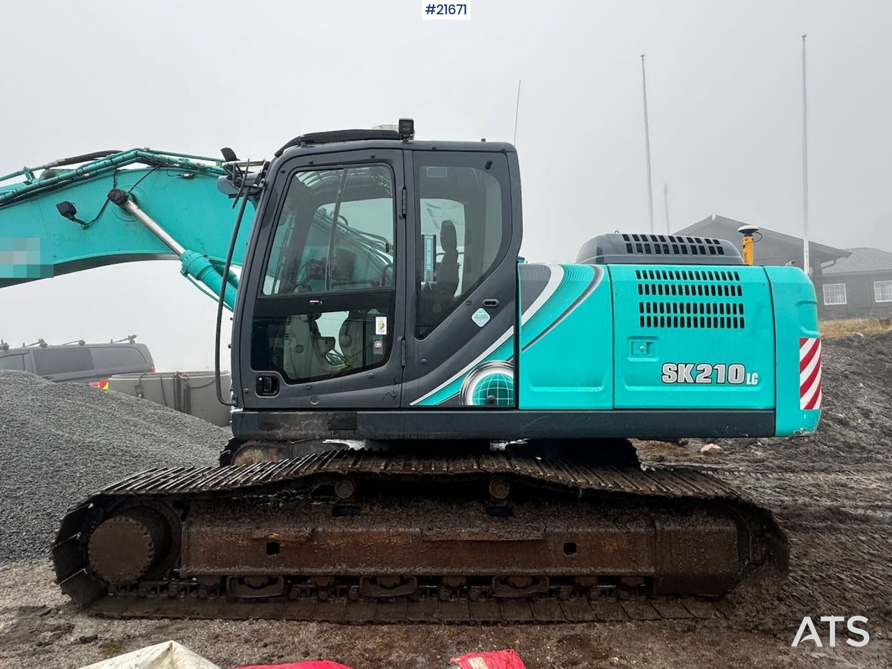 Kobelco SK210LC-10 Beltegraver m/ pusseskuffe, tilt og GPS - Kāpurķēžu ekskavators: foto 4 Kobelco SK210LC-10 Beltegraver m/ pusseskuffe, tilt og GPS - Kāpurķēžu ekskavators: foto 4