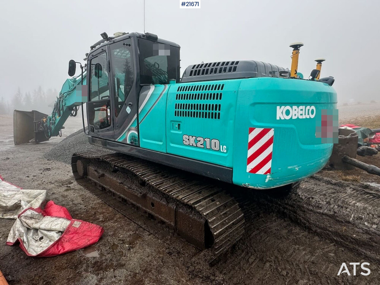 Kobelco SK210LC-10 Beltegraver m/ pusseskuffe, tilt og GPS - Kāpurķēžu ekskavators: foto 5 Kobelco SK210LC-10 Beltegraver m/ pusseskuffe, tilt og GPS - Kāpurķēžu ekskavators: foto 5
