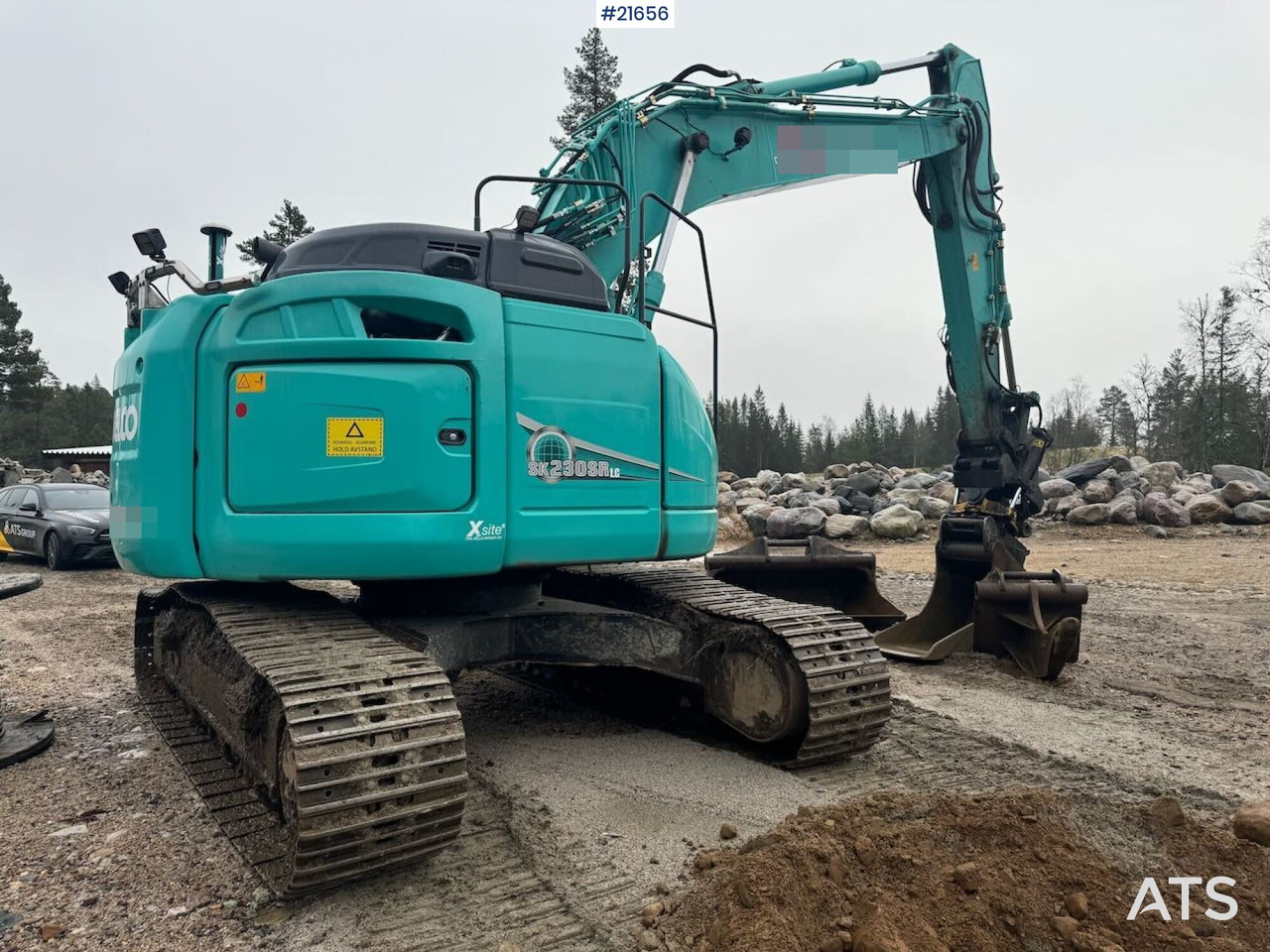Kobelco SK230SRLC-5 Beltegraver m/ Tilt, Skuffe og GPS - Kāpurķēžu ekskavators: foto 5 Kobelco SK230SRLC-5 Beltegraver m/ Tilt, Skuffe og GPS - Kāpurķēžu ekskavators: foto 5