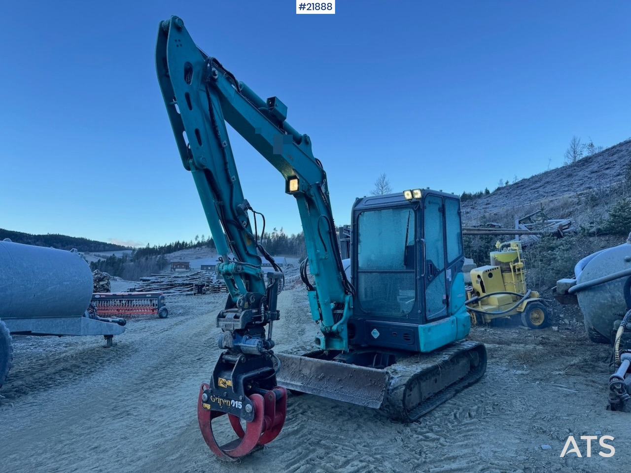 Kobelco SK55SRX-6 m/ Rototilt og 3 skuffer. 2330 timer! SE VIDEO - Kāpurķēžu ekskavators: foto 1 Kobelco SK55SRX-6 m/ Rototilt og 3 skuffer. 2330 timer! SE VIDEO - Kāpurķēžu ekskavators: foto 1