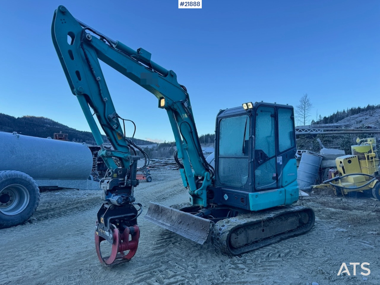 Kobelco SK55SRX-6 m/ Rototilt og 3 skuffer. 2330 timer! SE VIDEO - Kāpurķēžu ekskavators: foto 2 Kobelco SK55SRX-6 m/ Rototilt og 3 skuffer. 2330 timer! SE VIDEO - Kāpurķēžu ekskavators: foto 2