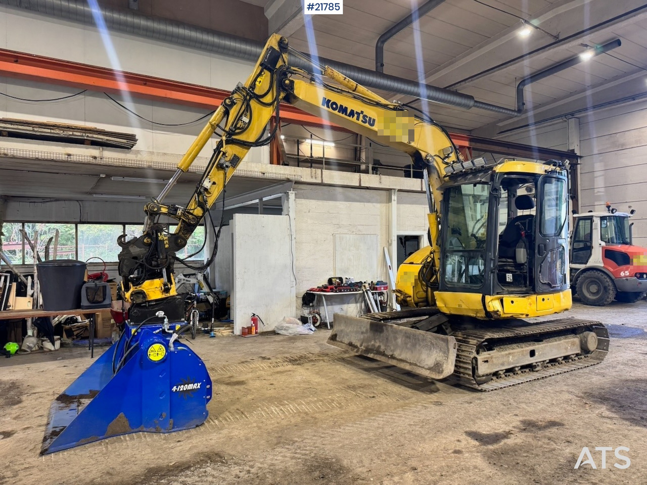 Komatsu 2013 Komatsu PC78US-8 Beltegraver m/ Rototilt og 2 skuffer. - Kāpurķēžu ekskavators: foto 2 Komatsu 2013 Komatsu PC78US-8 Beltegraver m/ Rototilt og 2 skuffer. - Kāpurķēžu ekskavators: foto 2