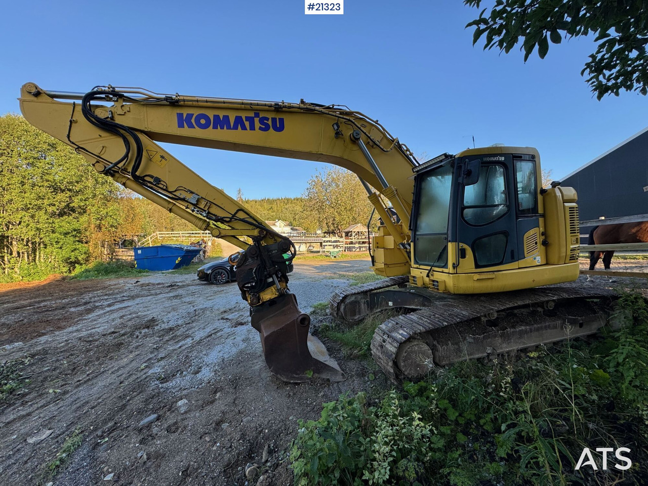 Komatsu PC228 m/ pusseskuffe og rotortilt! - Kāpurķēžu ekskavators: foto 1 Komatsu PC228 m/ pusseskuffe og rotortilt! - Kāpurķēžu ekskavators: foto 1