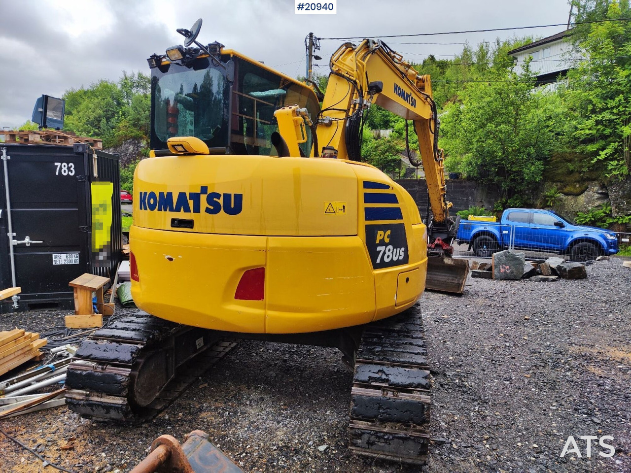Komatsu PC78US-10 - Kāpurķēžu ekskavators: foto 5 Komatsu PC78US-10 - Kāpurķēžu ekskavators: foto 5