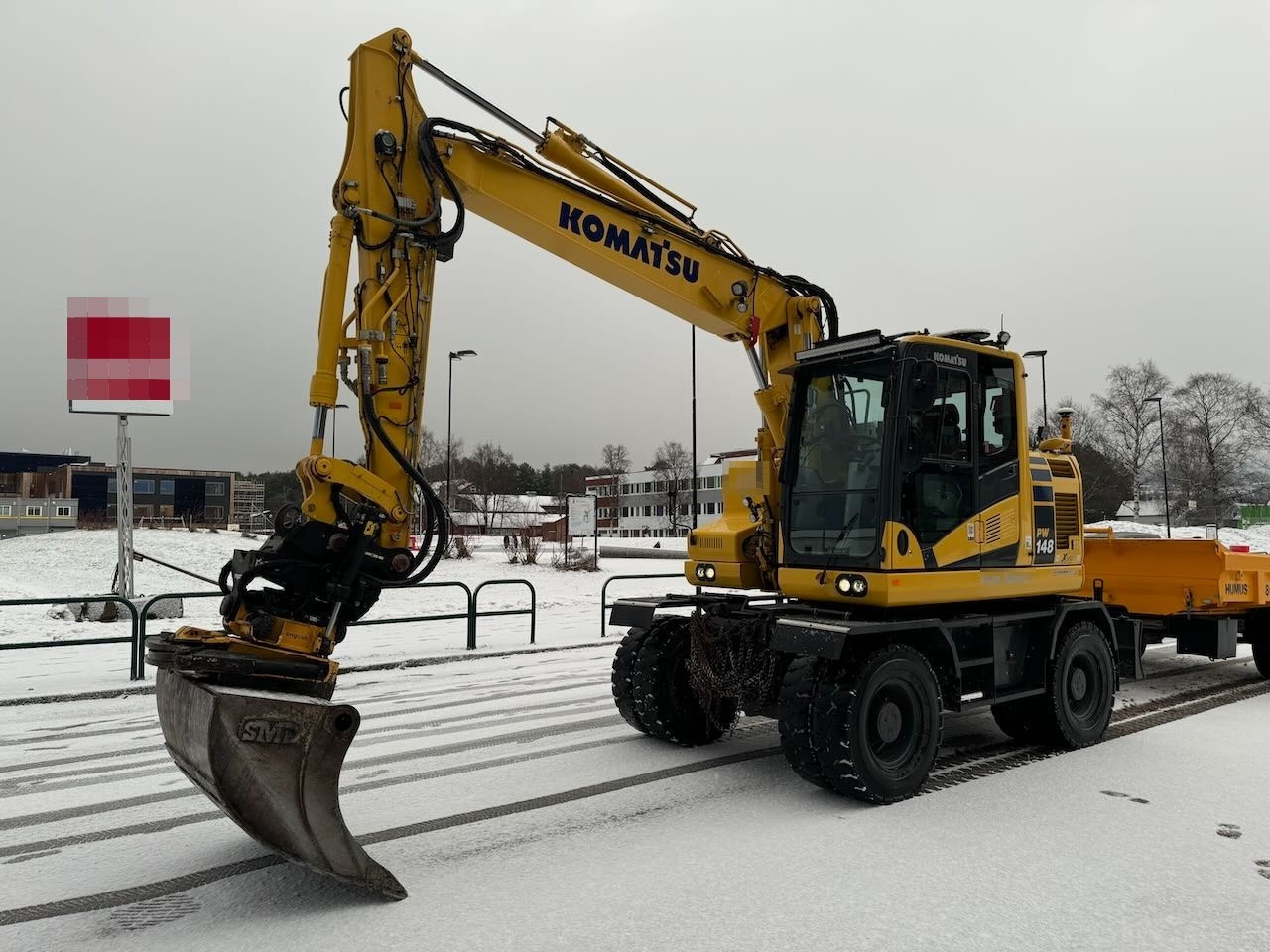 Komatsu PW148-11 - Riteņu ekskavators: foto 1 Komatsu PW148-11 - Riteņu ekskavators: foto 1