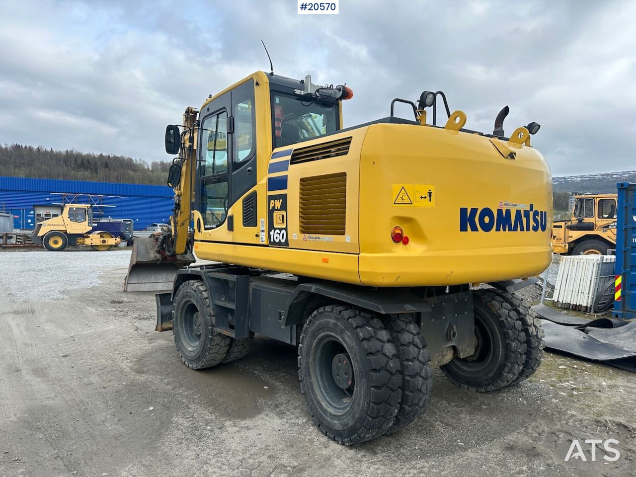 Komatsu PW160-10 - Ekskavators: foto 3 Komatsu PW160-10 - Ekskavators: foto 3