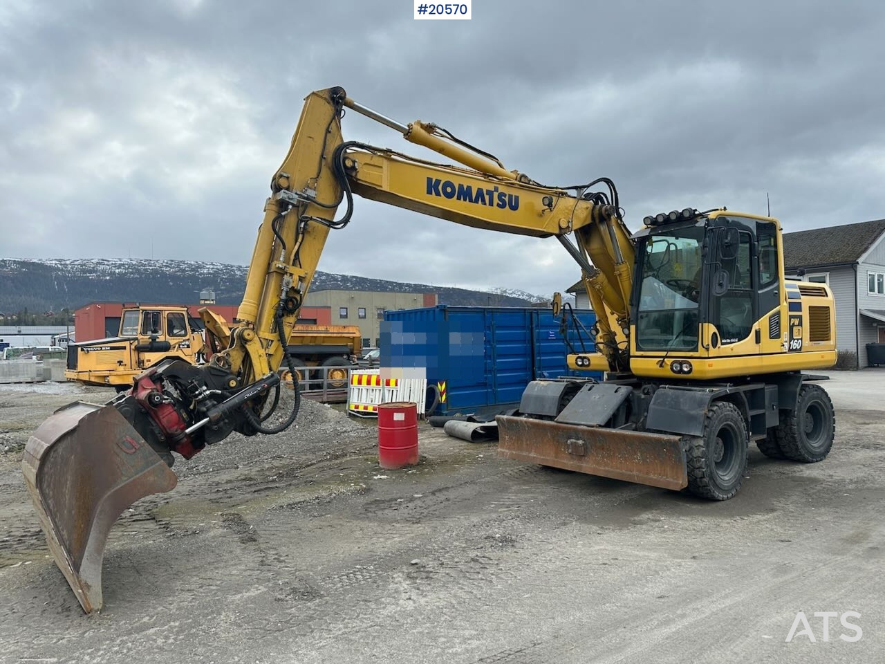 Komatsu PW160-10 - Ekskavators: foto 1 Komatsu PW160-10 - Ekskavators: foto 1