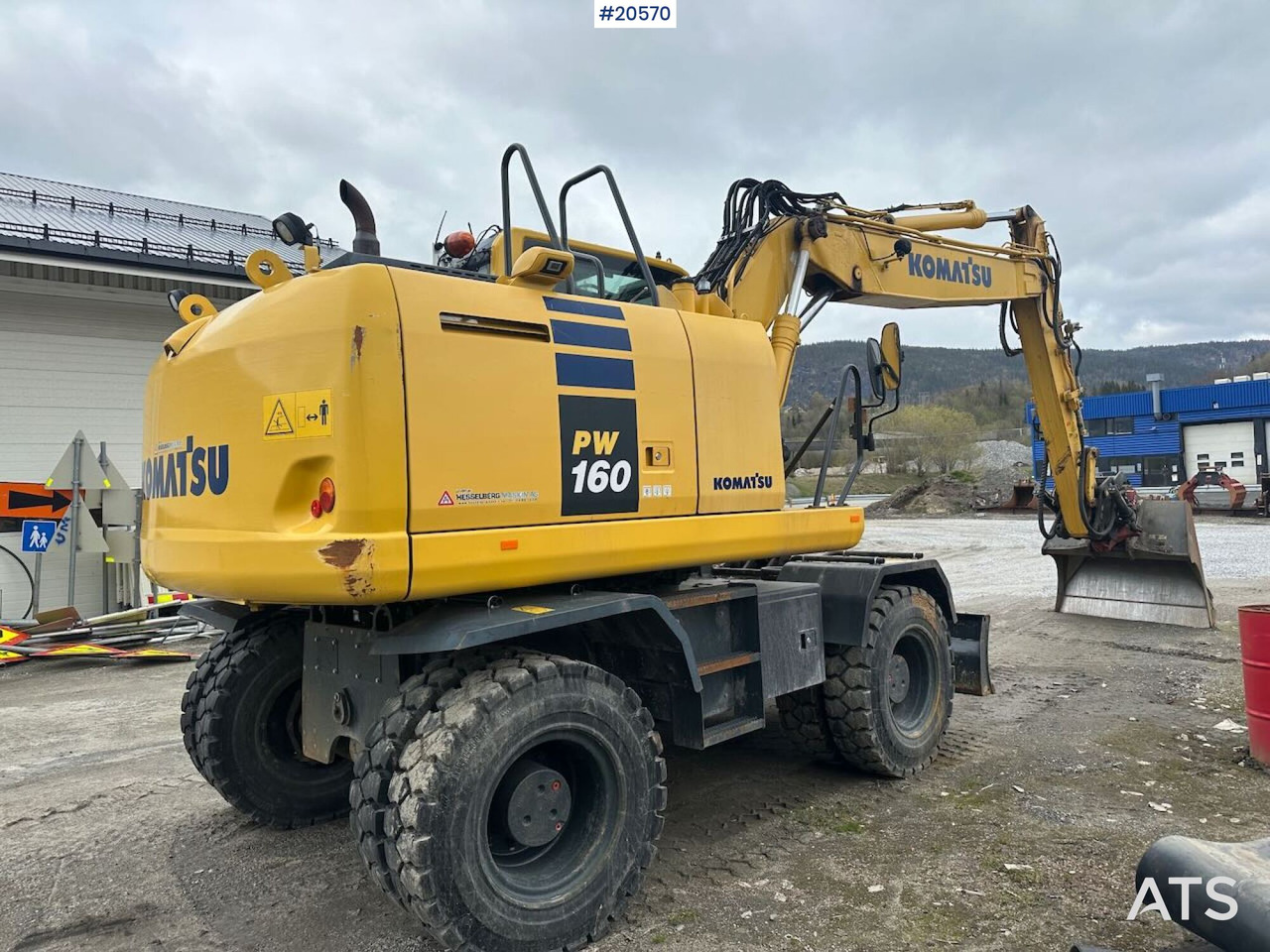 Komatsu PW160-10 - Ekskavators: foto 5 Komatsu PW160-10 - Ekskavators: foto 5