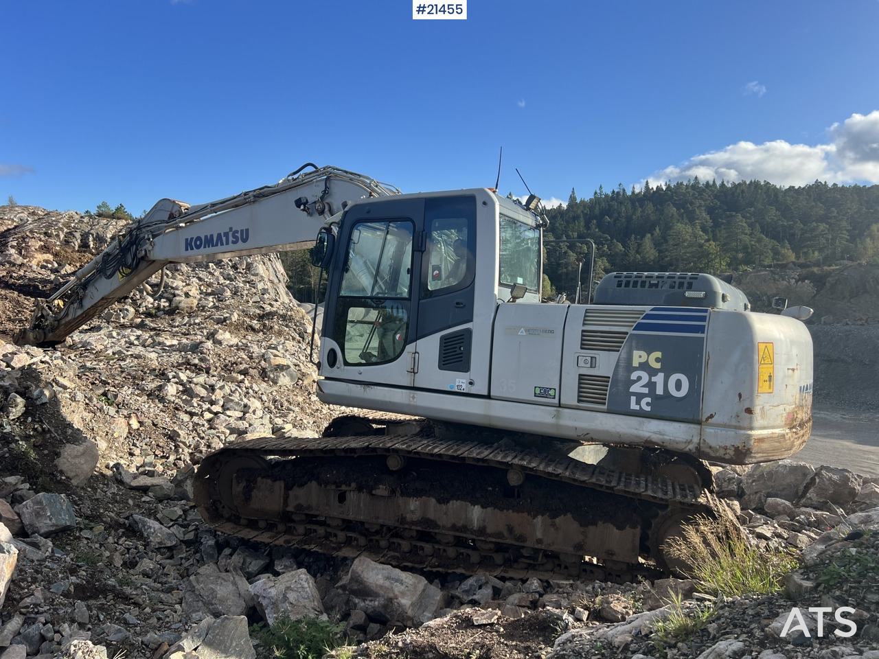 Komatsu pc210lc-8 Gravemaskin - Kāpurķēžu ekskavators: foto 1 Komatsu pc210lc-8 Gravemaskin - Kāpurķēžu ekskavators: foto 1