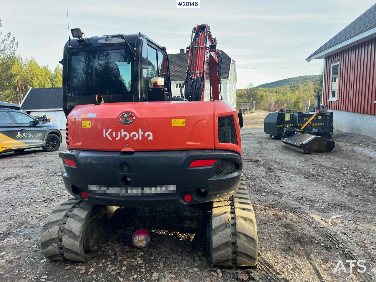 Ekskavators Kubota KX080-4: foto 16