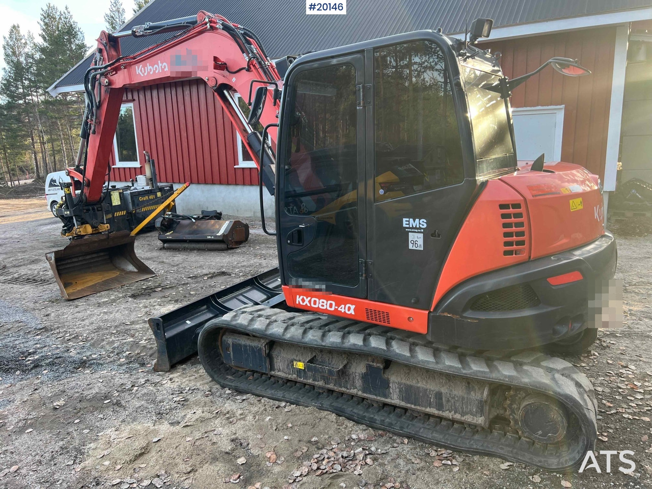 Ekskavators Kubota KX080-4: foto 24