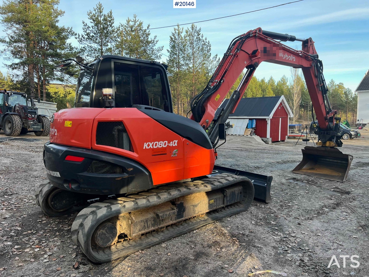 Ekskavators Kubota KX080-4: foto 12