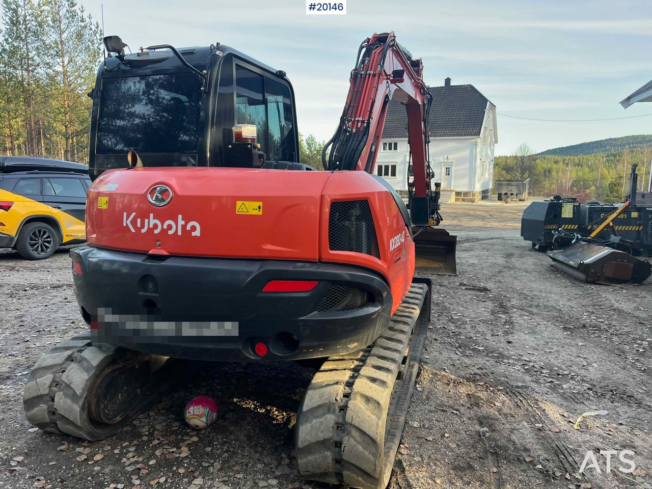 Ekskavators Kubota KX080-4: foto 15
