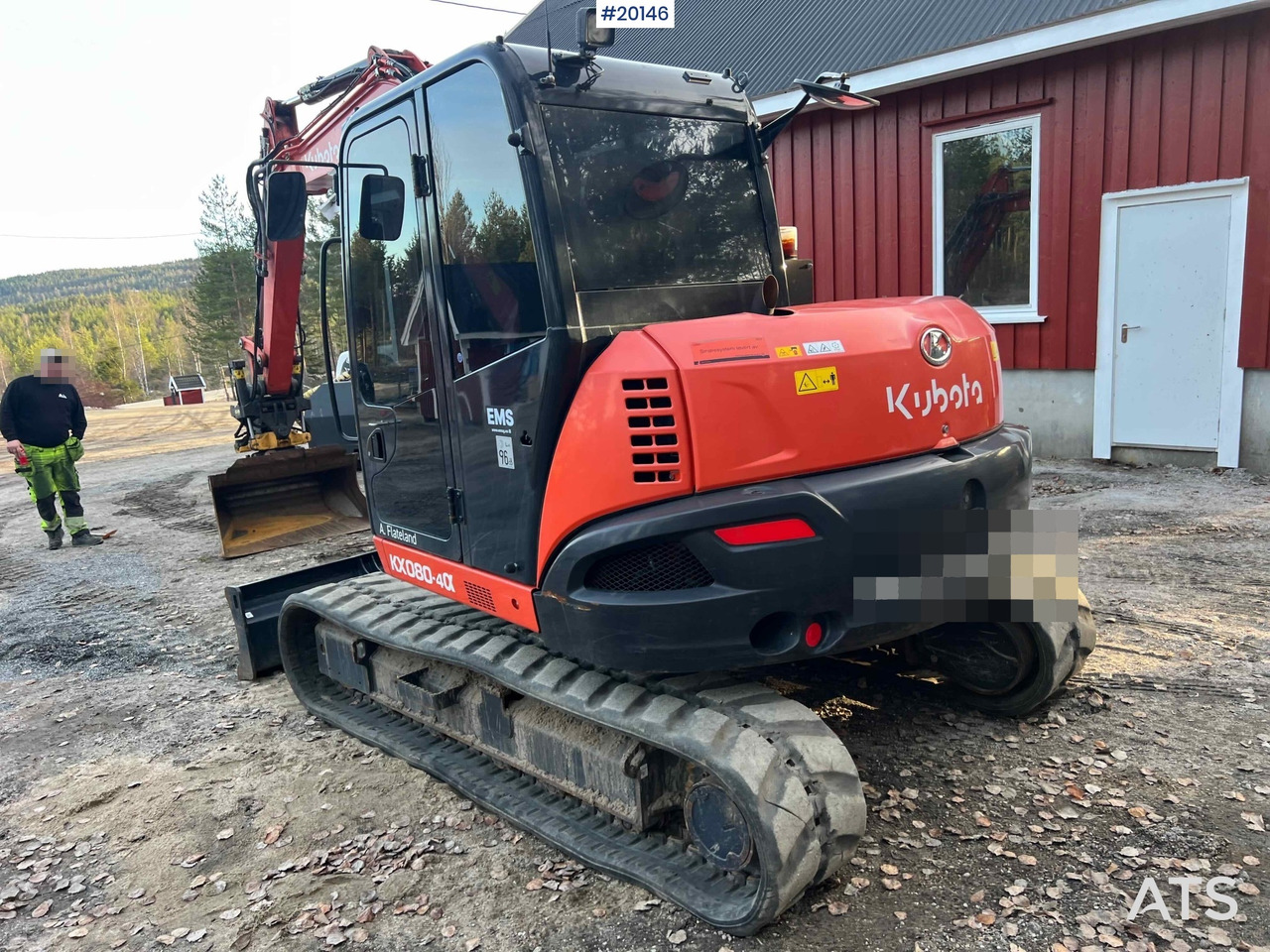 Ekskavators Kubota KX080-4: foto 22