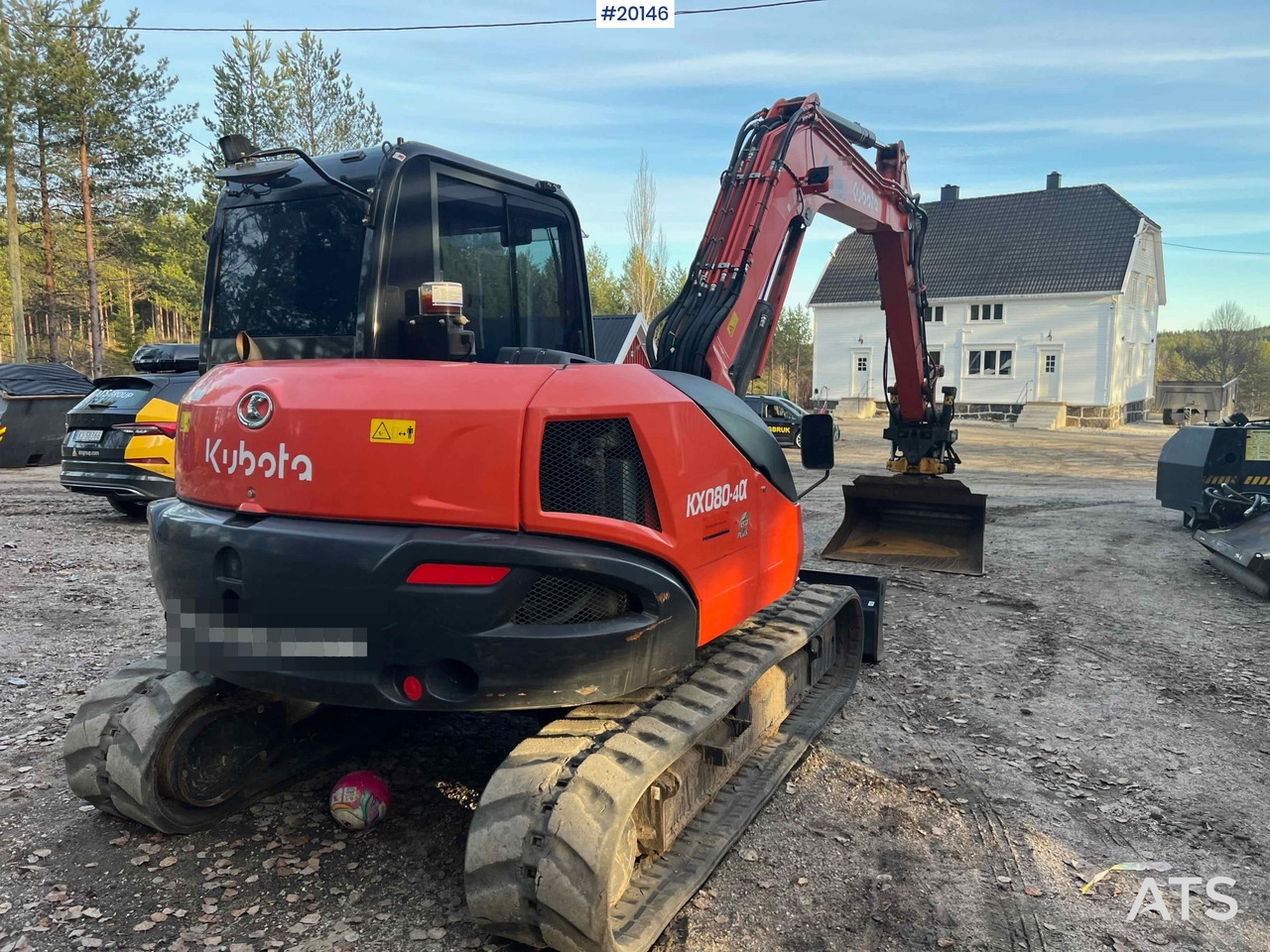 Ekskavators Kubota KX080-4: foto 14