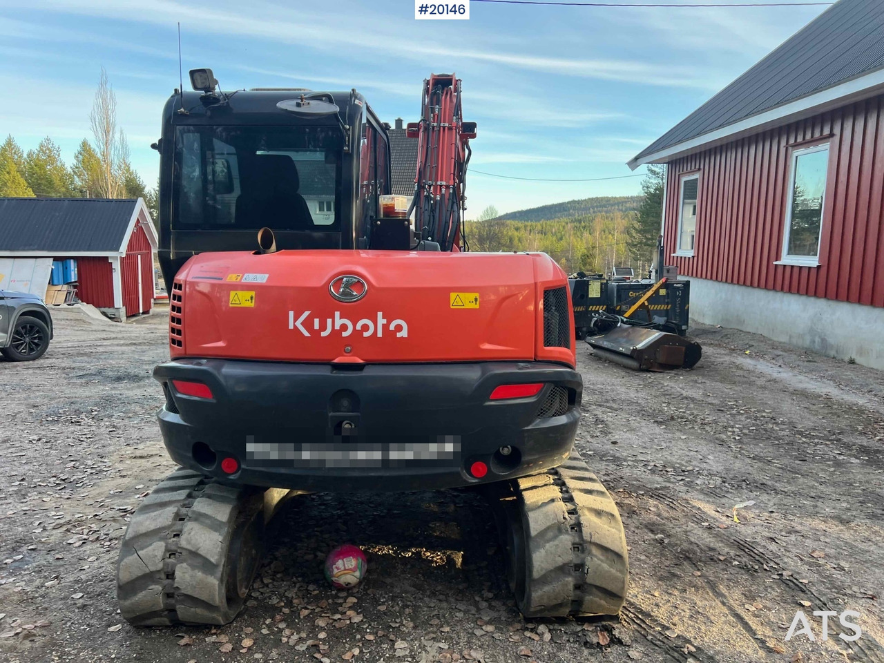 Ekskavators Kubota KX080-4: foto 17
