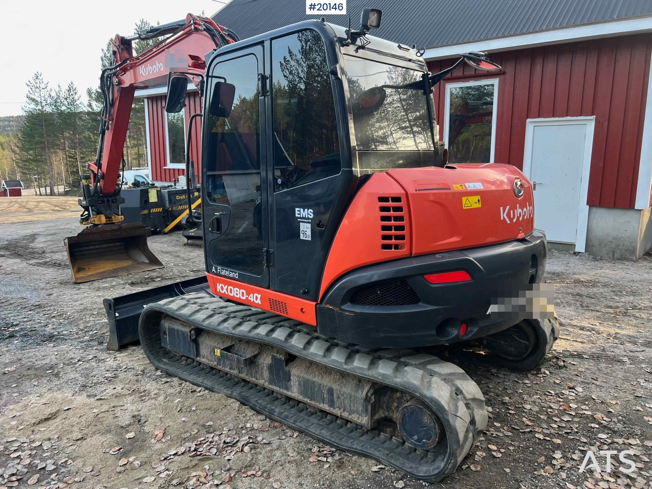 Ekskavators Kubota KX080-4: foto 23