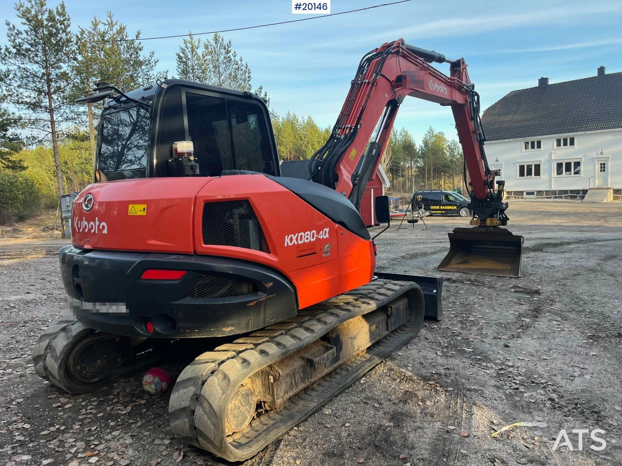 Ekskavators Kubota KX080-4: foto 13