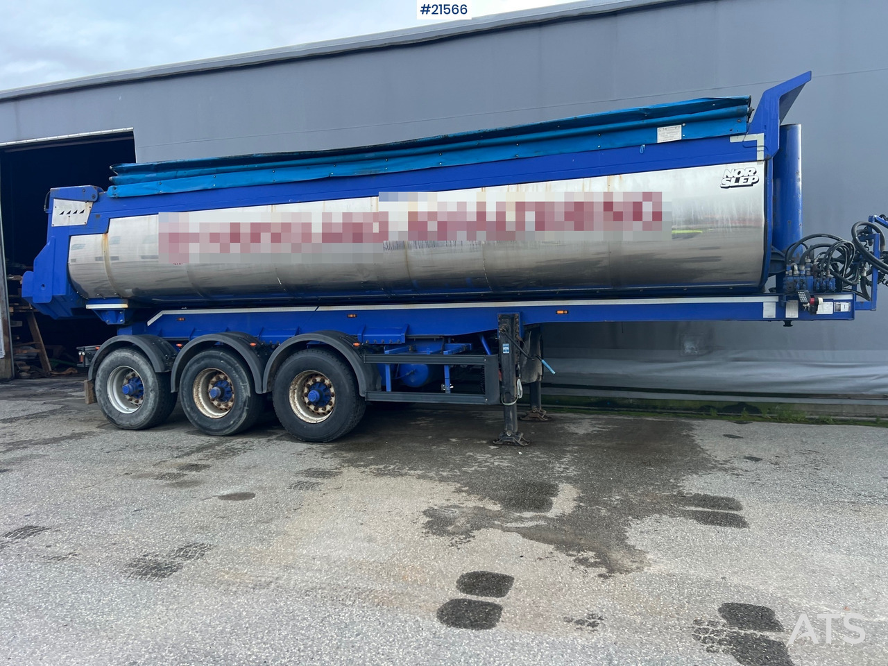 Langendorf 3 akslet asfaltsemi m/ Hydraulsik kapell - Piekabe pašizgāzējs: foto 2 Langendorf 3 akslet asfaltsemi m/ Hydraulsik kapell - Piekabe pašizgāzējs: foto 2