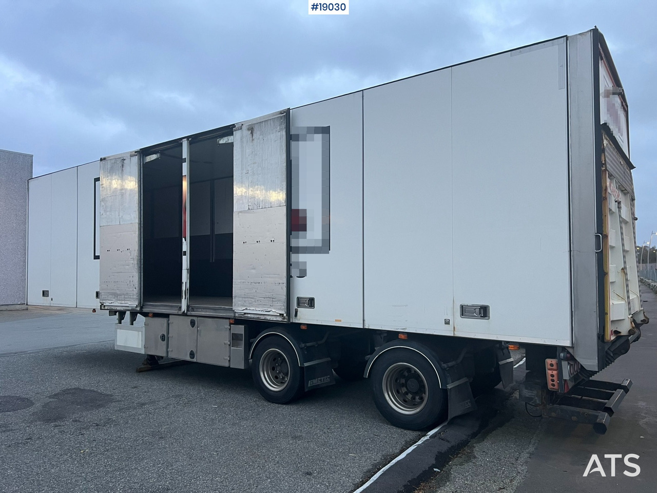 Puspiekabe refrižerators Limetec 2 akslet skapsemi: foto 9