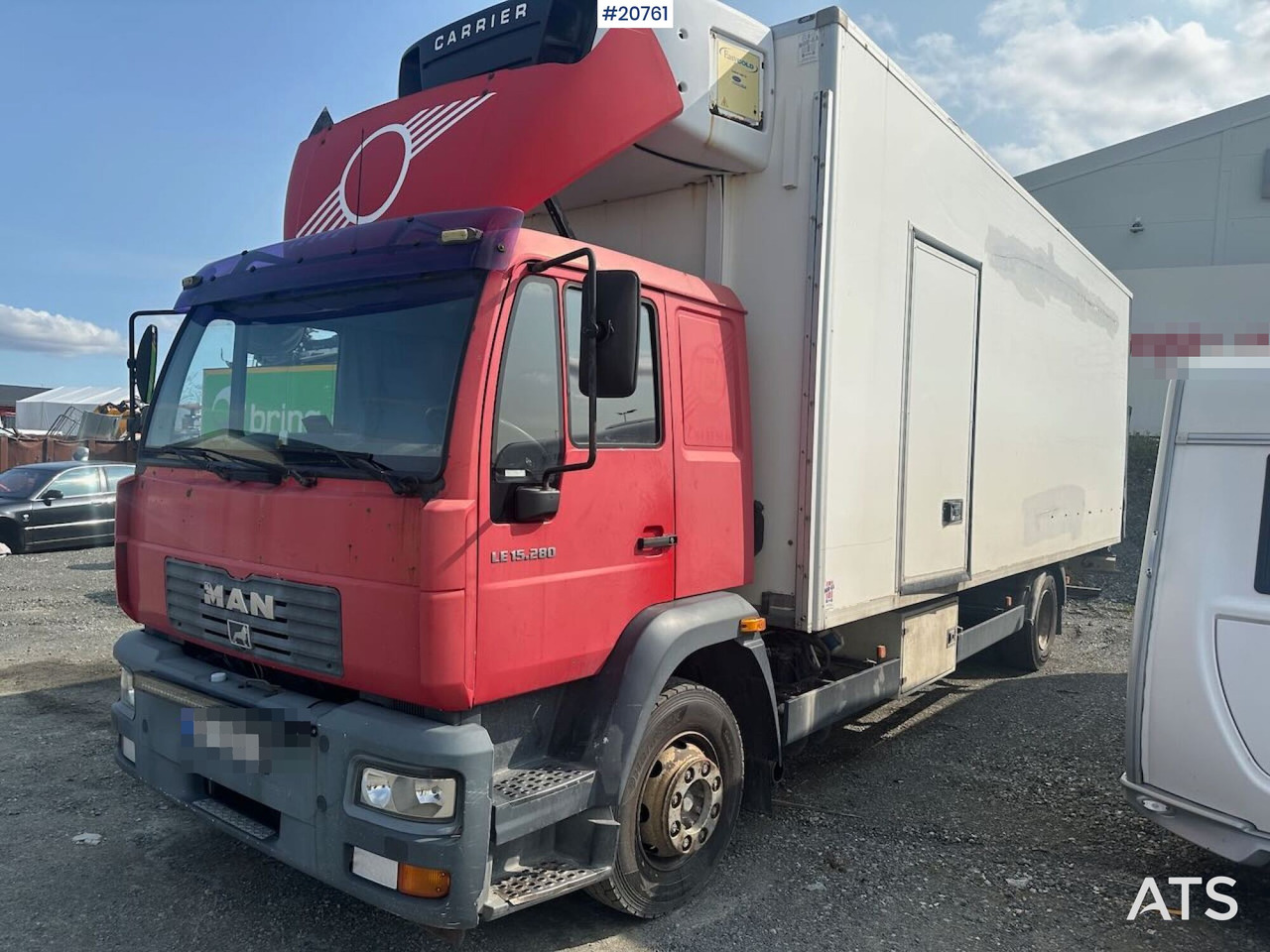 MAN LE15.280 - Kravas automašīna refrižerators: foto 1 MAN LE15.280 - Kravas automašīna refrižerators: foto 1