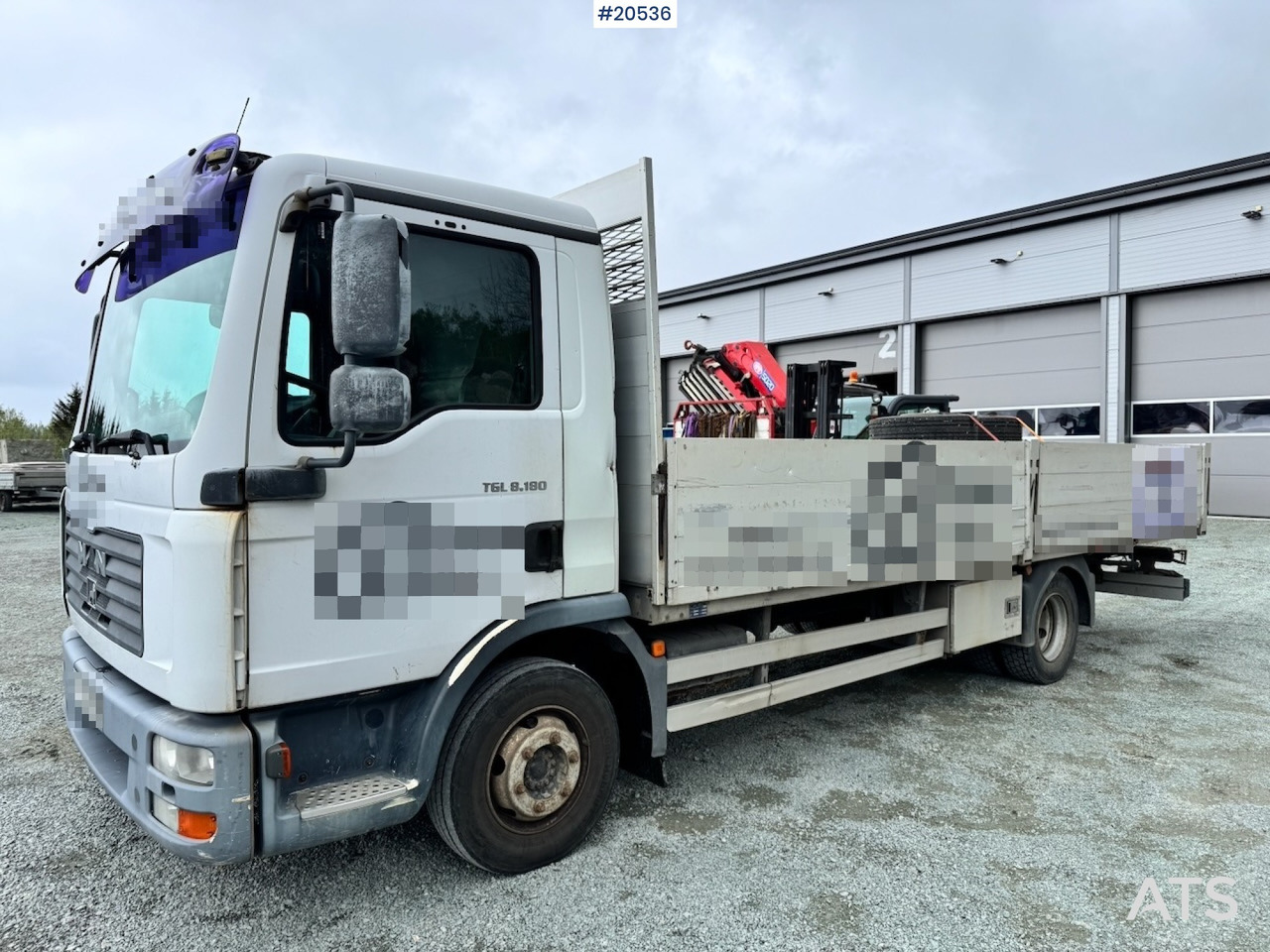 MAN TGL 8.180 - Bortu kravas automašīna/ Platforma: foto 2 MAN TGL 8.180 - Bortu kravas automašīna/ Platforma: foto 2