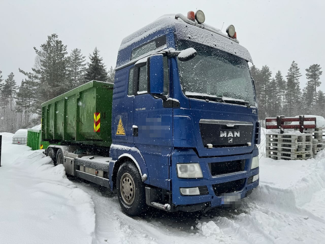 MAN TGX 33.680 Krokbil med Palift Krok - Pacēlājs ar āķi: foto 1 MAN TGX 33.680 Krokbil med Palift Krok - Pacēlājs ar āķi: foto 1