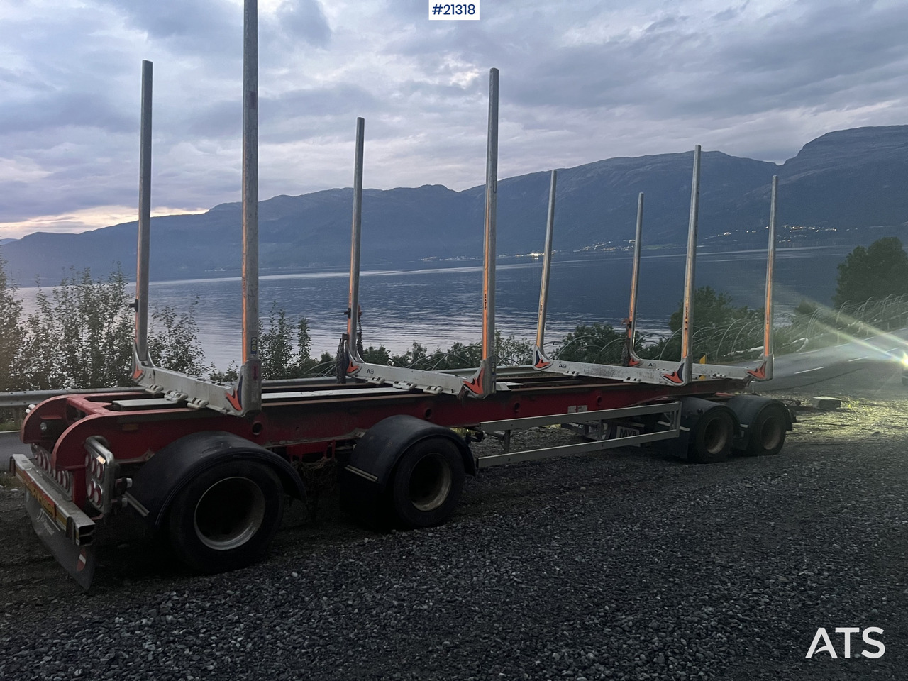 MVB10 MVB10-FLS4 4 akslet Tømmerhenger - Kokvedēja piekabe: foto 3 MVB10 MVB10-FLS4 4 akslet Tømmerhenger - Kokvedēja piekabe: foto 3