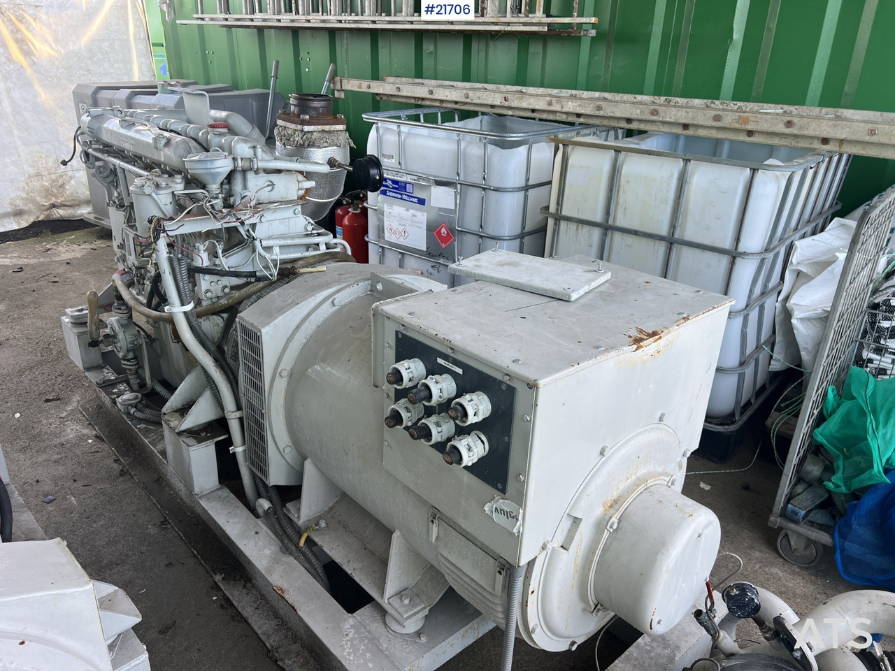 Elektroģenerators Man-stamford dieselaggregat m/ lite timer: foto 9 Elektroģenerators Man-stamford dieselaggregat m/ lite timer: foto 9