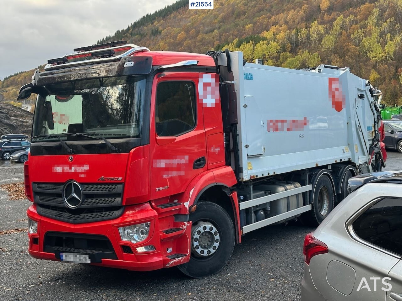 Mercedes Actros 2543 6x2 2 – kammers komprimatorbil m/ 2020 JOAB Anaconda twin påbygg - Atkritumu vedējs: foto 1 Mercedes Actros 2543 6x2 2 – kammers komprimatorbil m/ 2020 JOAB Anaconda twin påbygg - Atkritumu vedējs: foto 1