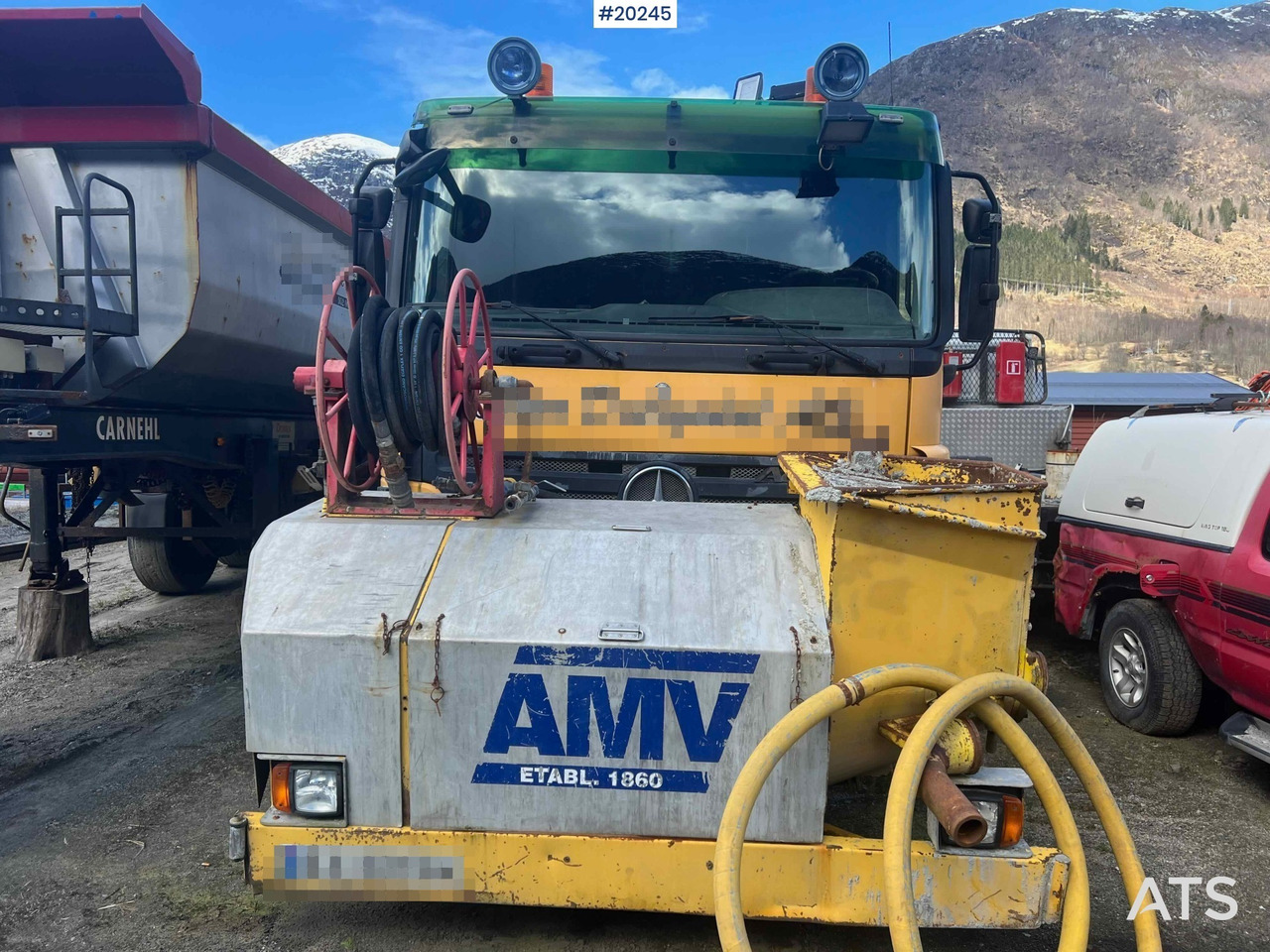 Mercedes Actros 2641 6x4 M/ 2008 AMV 7450 Betong sprøyterigg påbygg - Betona sūknis: foto 2 Mercedes Actros 2641 6x4 M/ 2008 AMV 7450 Betong sprøyterigg påbygg - Betona sūknis: foto 2