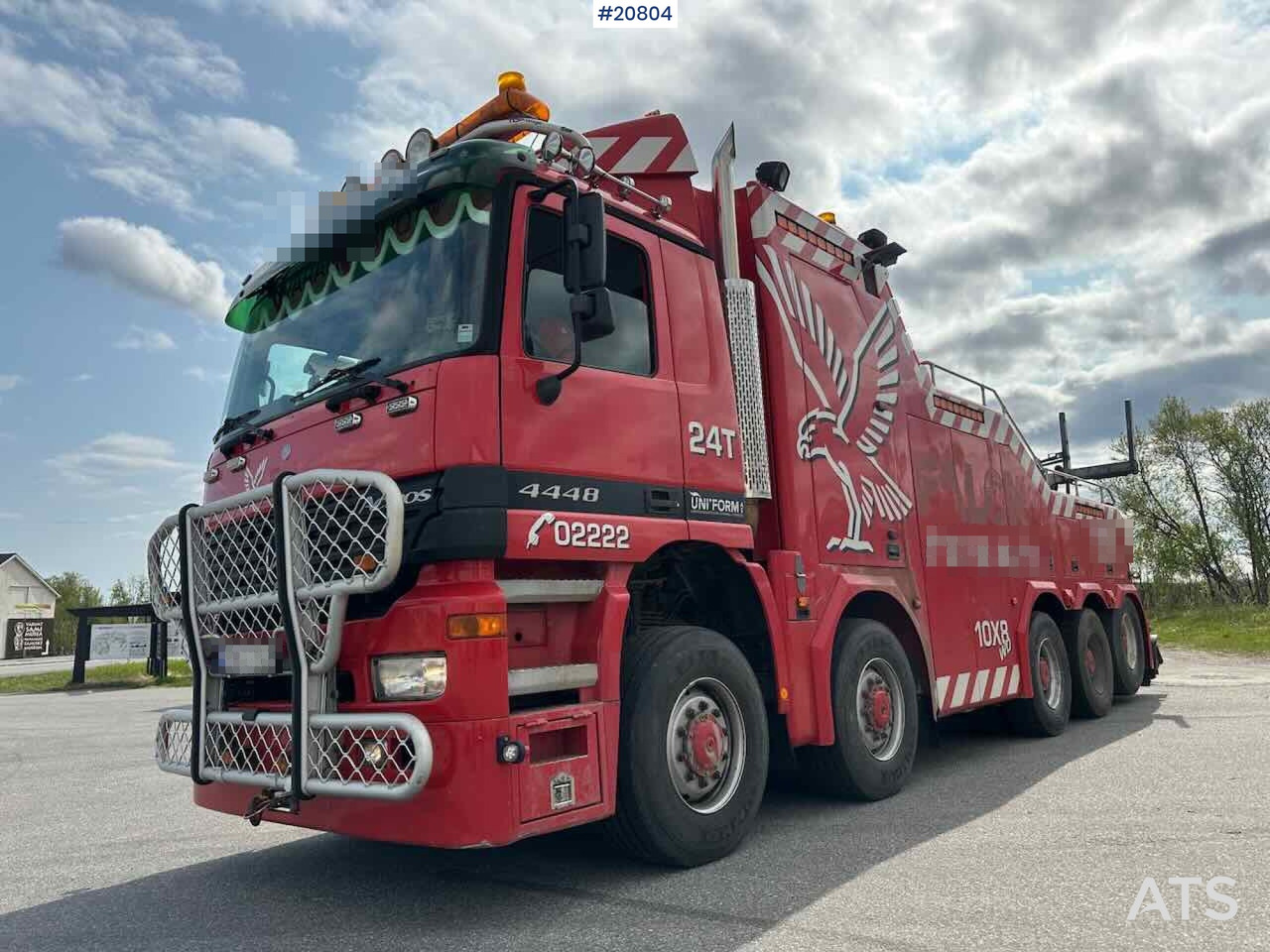 Mercedes Actros 4448 - Auto evakuators: foto 1 Mercedes Actros 4448 - Auto evakuators: foto 1