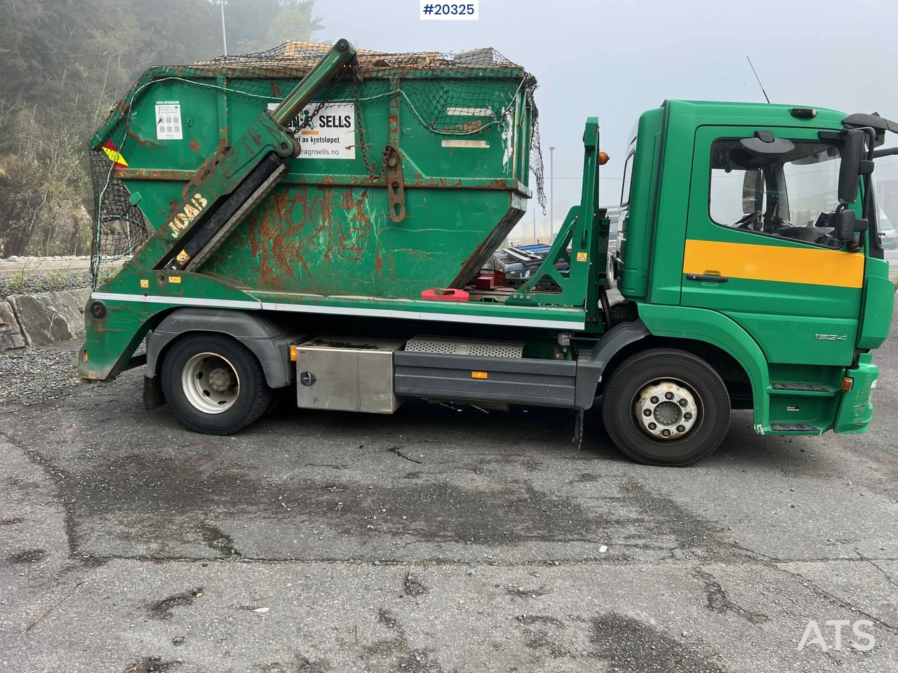 Mercedes Atego 1524 4x2 Liftdumper. SE VIDEO līzingu Mercedes Atego 1524 4x2 Liftdumper. SE VIDEO: foto 13