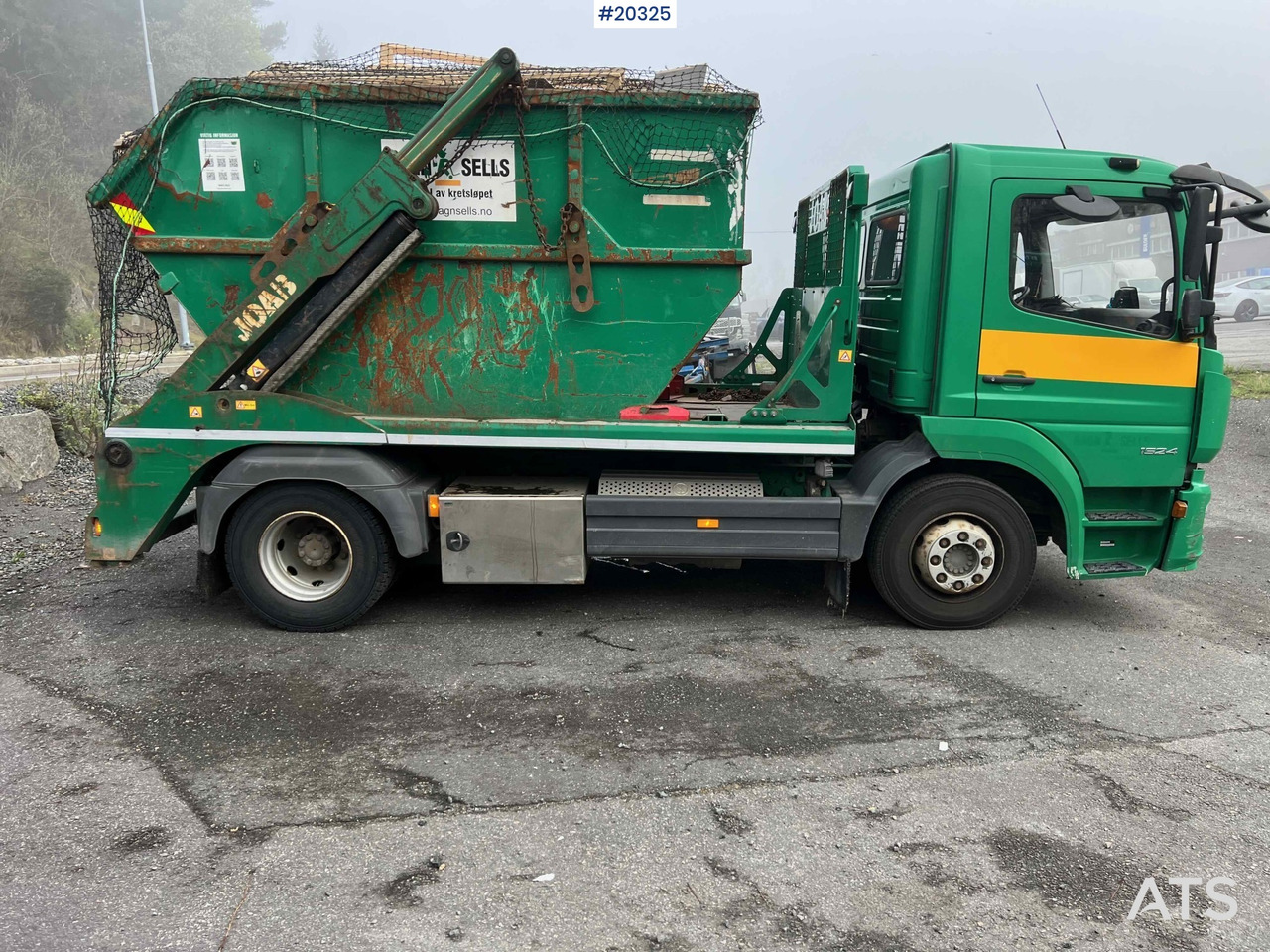 Mercedes Atego 1524 4x2 Liftdumper. SE VIDEO līzingu Mercedes Atego 1524 4x2 Liftdumper. SE VIDEO: foto 14