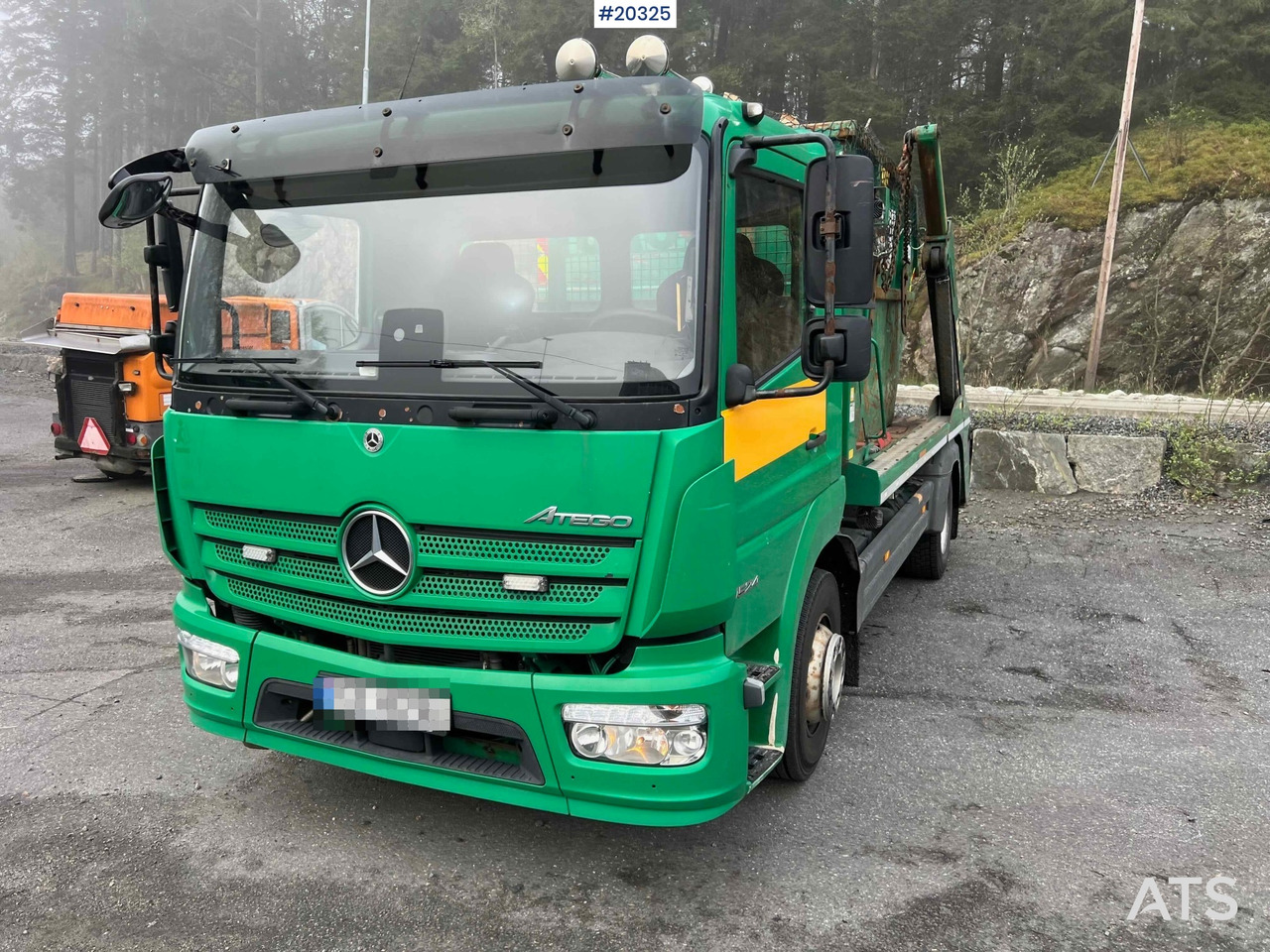Mercedes Atego 1524 4x2 Liftdumper. SE VIDEO - Būvgružu konteineru vedējs: foto 2 Mercedes Atego 1524 4x2 Liftdumper. SE VIDEO - Būvgružu konteineru vedējs: foto 2