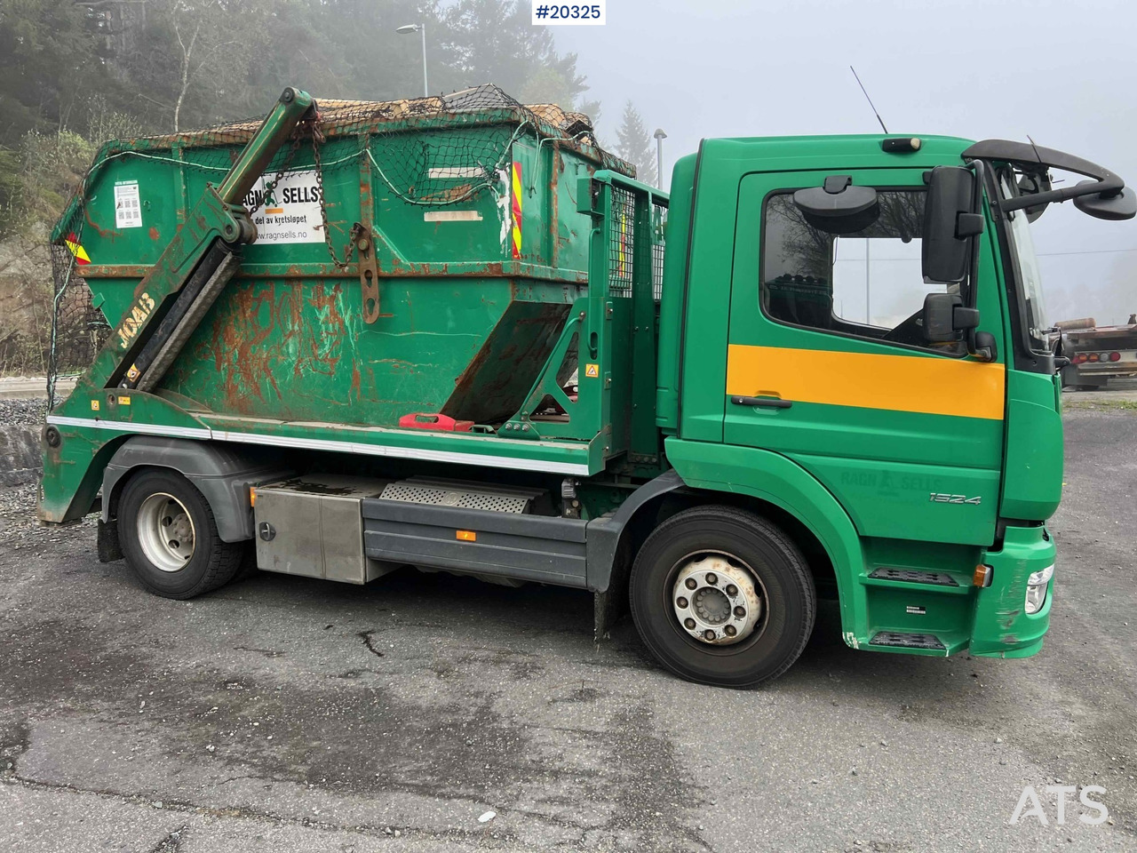 Mercedes Atego 1524 4x2 Liftdumper. SE VIDEO līzingu Mercedes Atego 1524 4x2 Liftdumper. SE VIDEO: foto 11