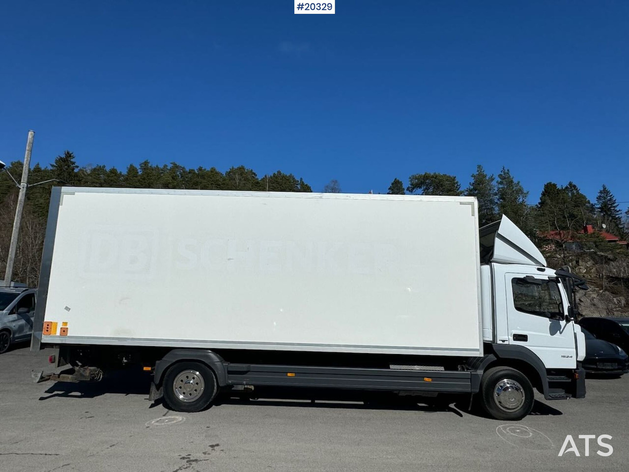 Mercedes Atego 1524 - Kravas automašīna ar slēgto virsbūvi: foto 4 Mercedes Atego 1524 - Kravas automašīna ar slēgto virsbūvi: foto 4