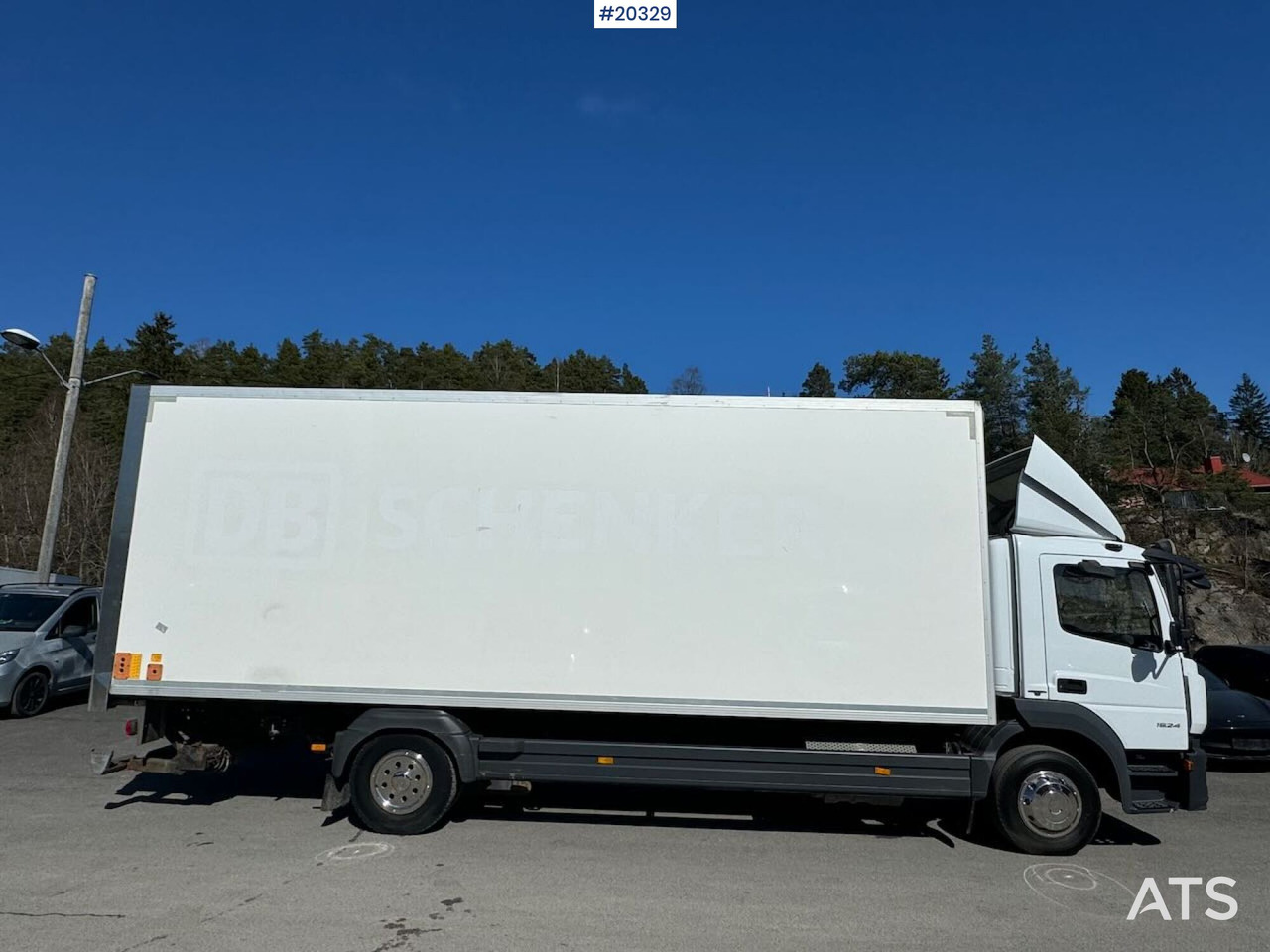 Mercedes Atego 1524 - Kravas automašīna ar slēgto virsbūvi: foto 3 Mercedes Atego 1524 - Kravas automašīna ar slēgto virsbūvi: foto 3