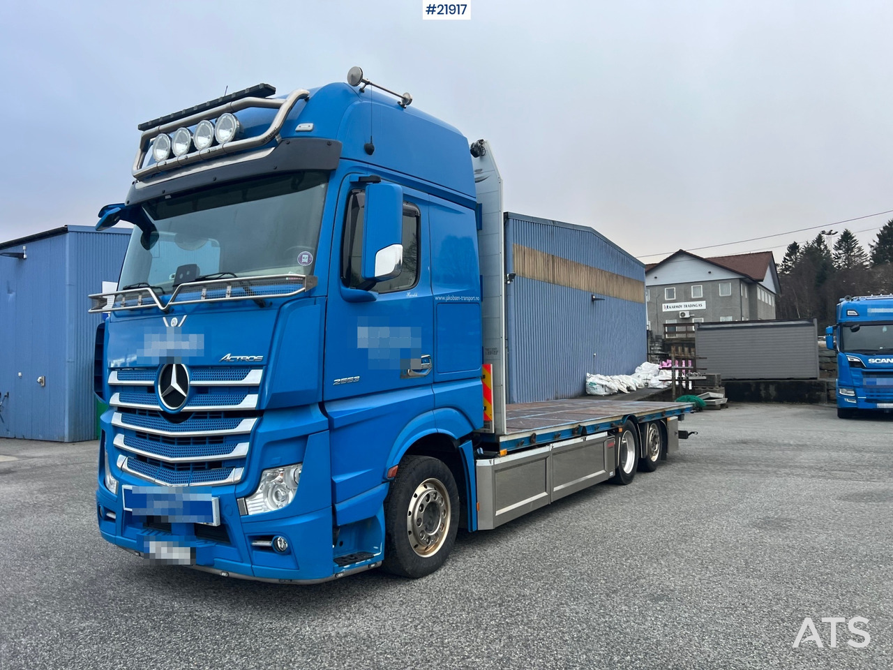Mercedes-Benz Actros 6x2 planbil m/ 2012 konar 2 akslet plankjerre - Bortu kravas automašīna/ Platforma: foto 2 Mercedes-Benz Actros 6x2 planbil m/ 2012 konar 2 akslet plankjerre - Bortu kravas automašīna/ Platforma: foto 2