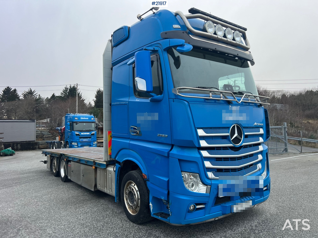 Mercedes-Benz Actros 6x2 planbil m/ 2012 konar 2 akslet plankjerre - Bortu kravas automašīna/ Platforma: foto 4 Mercedes-Benz Actros 6x2 planbil m/ 2012 konar 2 akslet plankjerre - Bortu kravas automašīna/ Platforma: foto 4