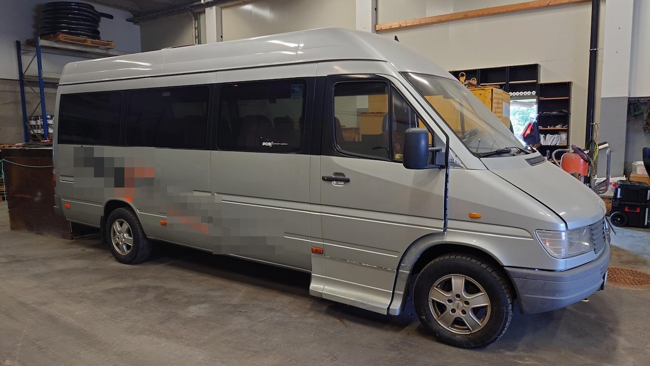 Mercedes sprinter 312 - Mikroautobuss, Pasažieru furgons: foto 1 Mercedes sprinter 312 - Mikroautobuss, Pasažieru furgons: foto 1