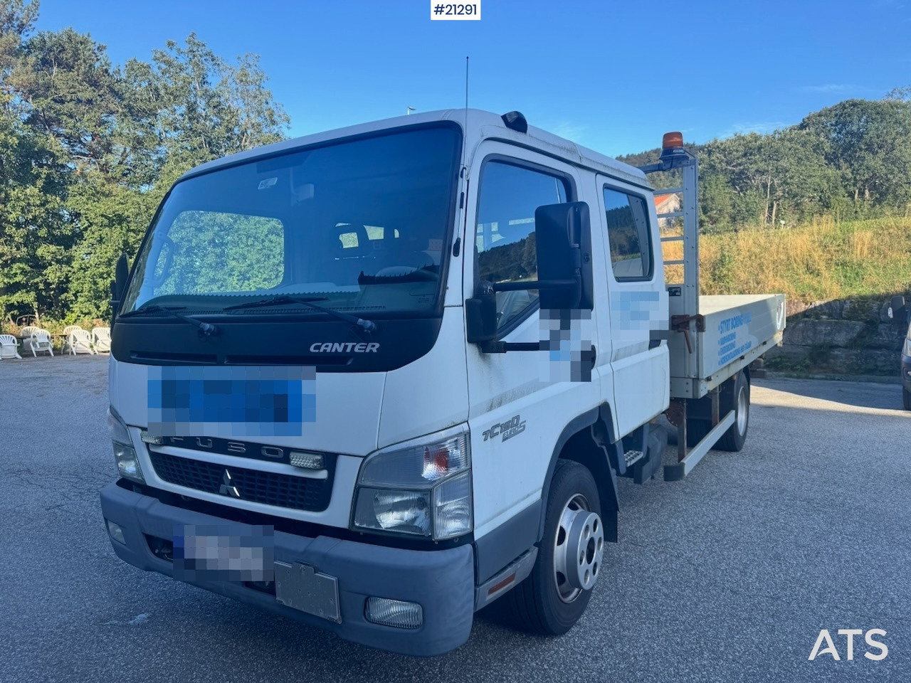 Mitsubishi Fuso Canter - Bortu kravas automašīna/ Platforma: foto 1 Mitsubishi Fuso Canter - Bortu kravas automašīna/ Platforma: foto 1