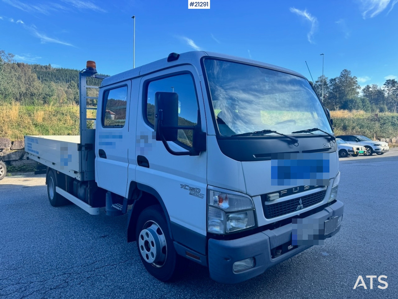 Bortu kravas automašīna/ Platforma Mitsubishi Fuso Canter: foto 9 Bortu kravas automašīna/ Platforma Mitsubishi Fuso Canter: foto 9