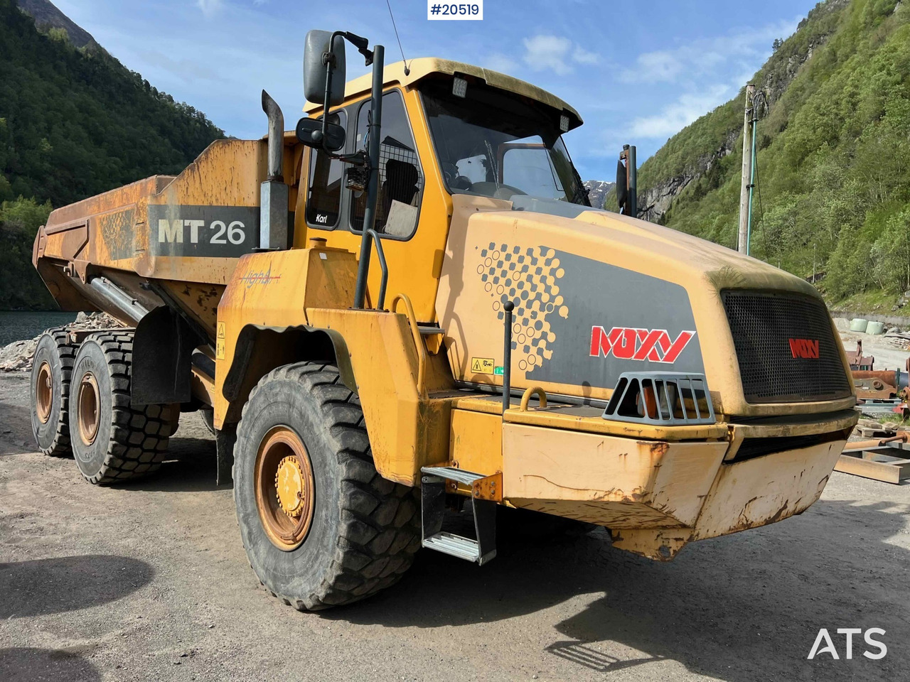 Moxy MT 26 - Bezceļu pašizgāzējs: foto 1 Moxy MT 26 - Bezceļu pašizgāzējs: foto 1